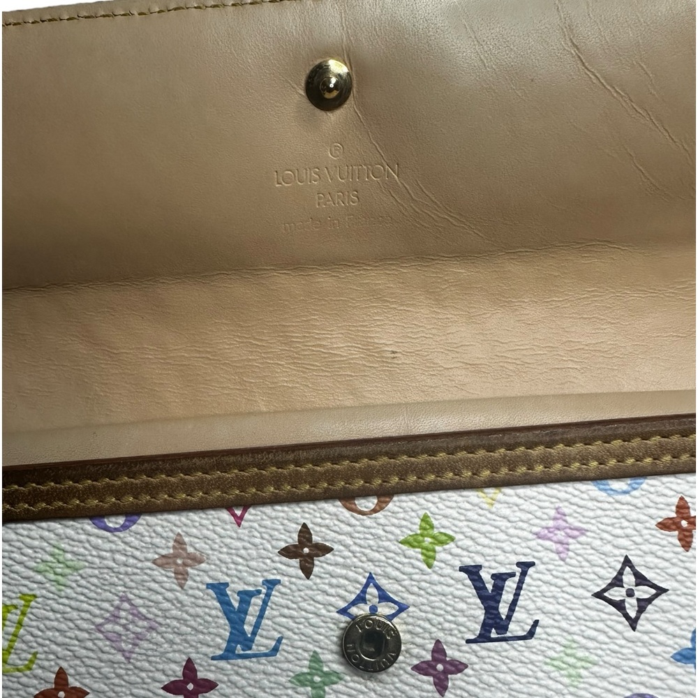 Louis Vuitton x Murakami LMT ED. Monogram Multicolor Porte Tresor Wallet W/ COA - Picture 6 of 16